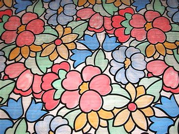 FLoral Stained Glass Window Film