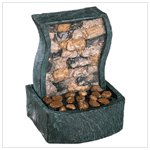 Rock Wall Tabletop Fountain