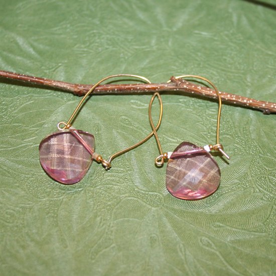 Pink Swarovski Earrings