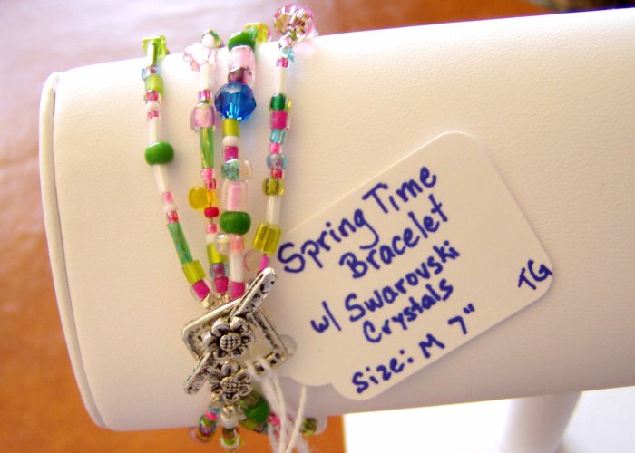 Sprint Time Bracelet with several swavorski crystals