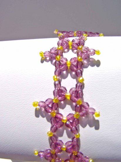 Festive Star Bracelet - Amethyst