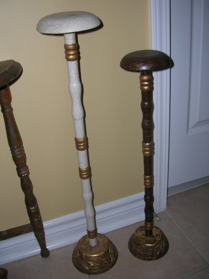 2 Wooden Hat Stand