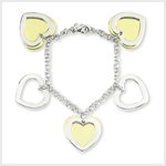 Heart Charm Bracelet