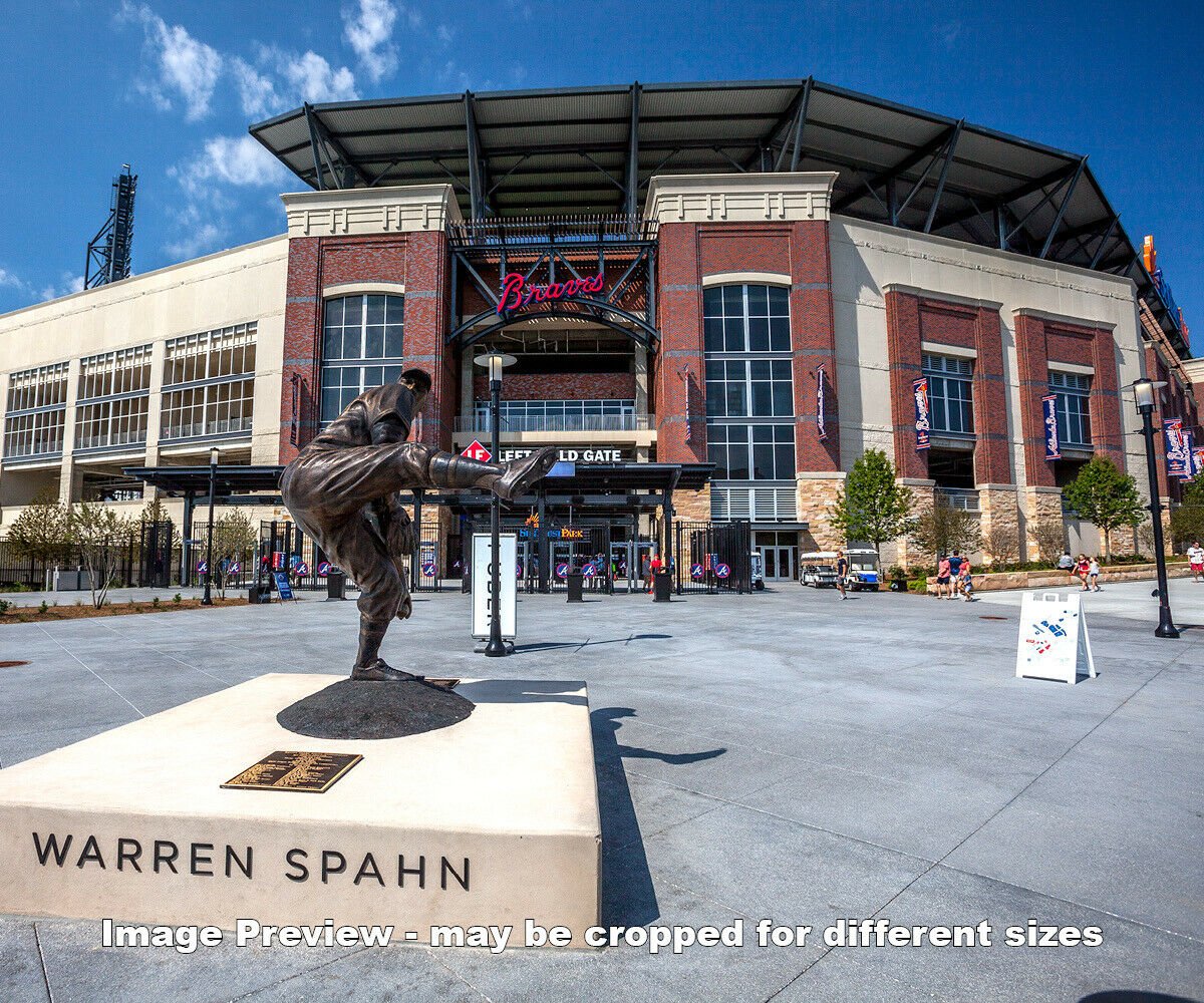 Suntrust Park Atlanta Braves Mlb Baseball Stadium Field X X