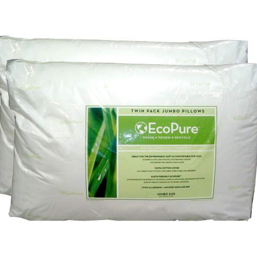 Eco Pure Twin Pack Jumbo Pillows