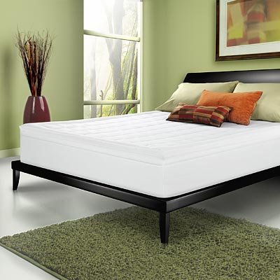 Two-In-One Memory Foam / Microfiber Mattress Topper (4") - TWIN