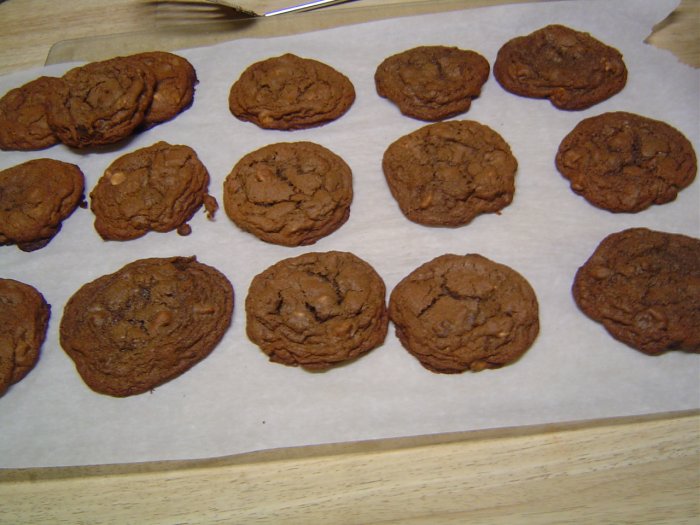Double Chocolate & Peanut Butter Chip Cookies