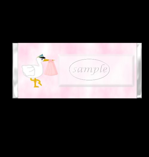 PERSONALIZED BIRTH ANNOUNCEMENTS BOY/GIRL CANDY WRAPS