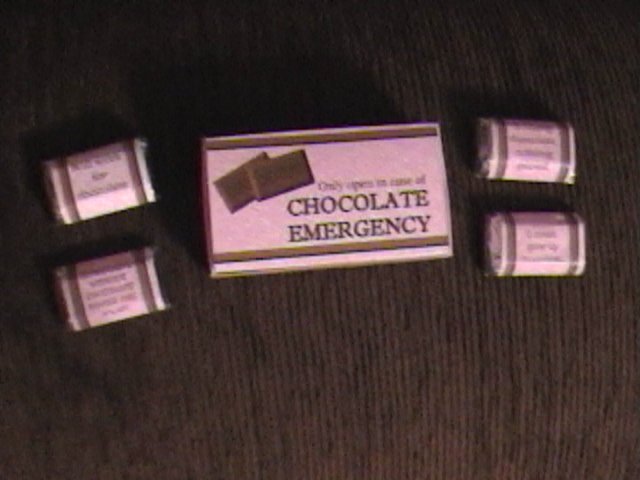 Chocolate Emergency Kits! Great office gifts!