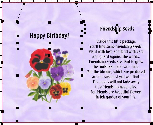 10 PERSONALIZED FRIENDSHIP SEED PACKETS FAVORS
