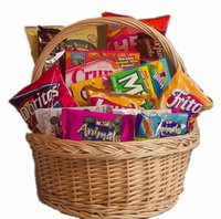 SNACK ATTACK GIFT BASKET - GREAT FOR COLLEGE KIDS!