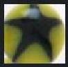 NEW - Body Jewelry - Star Tongue Ring - COLORS: Black / Yellow