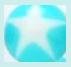 NEW - Body Jewelry - Star Tongue Ring - COLORS: LiteBlue / White