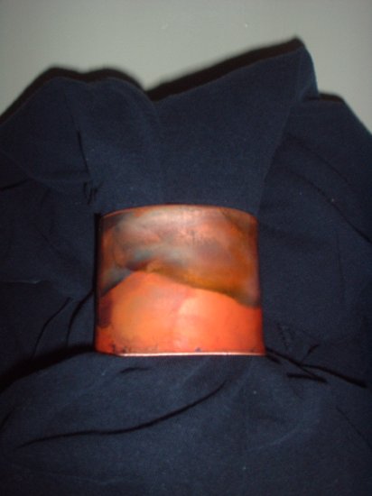 Gorgeous Designer Enamel Copper Bracelet Cuff