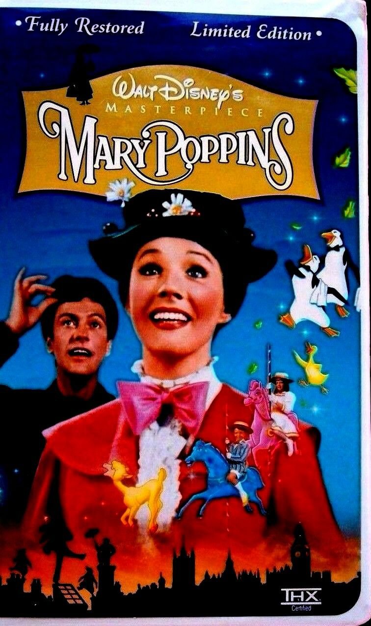 Mary Poppins Vhs Clam Shell Special Edition Disney