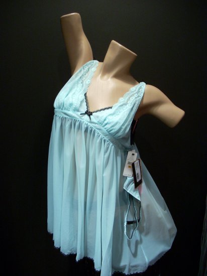 BETSEY JOHNSON BLUE BABY DOLL NEGLIGEES