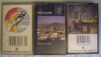 Pink Floyd 3 Cassettes, Animals, Lapse-Reason, Wish You