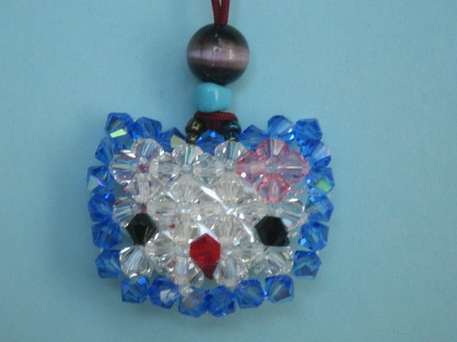 Swarovski Crystal Hello Kitty Cell Phone Charm - CPCB001