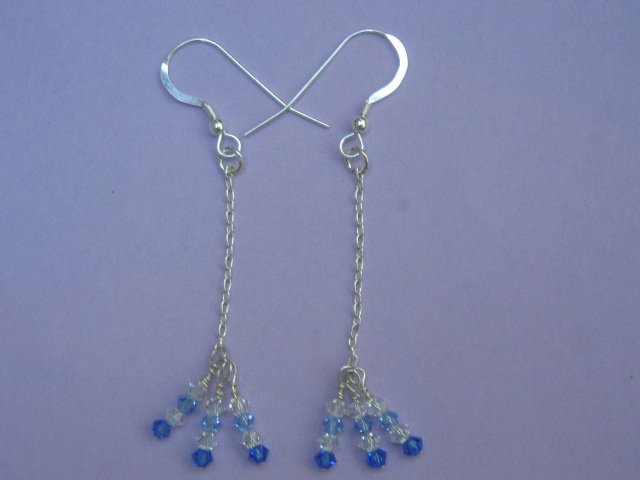 Swarovski Crystal Silver Earrings - SEB001