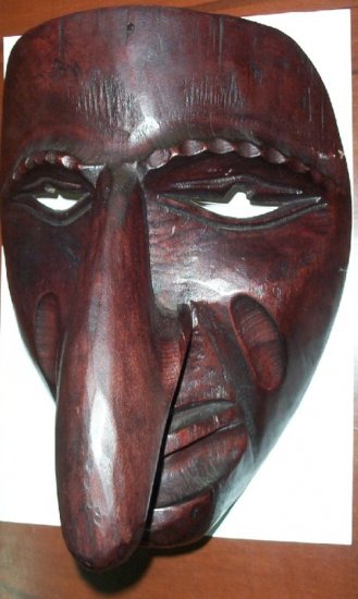 Hand Made Wood Mask