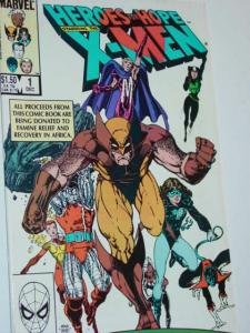 #1 X-MEN HEROES FOR HOPE Comic Book by Marvel Volune 1 1985