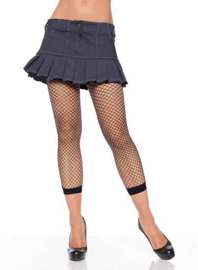 Industrial Net Footless Tights- O/S WHITE
