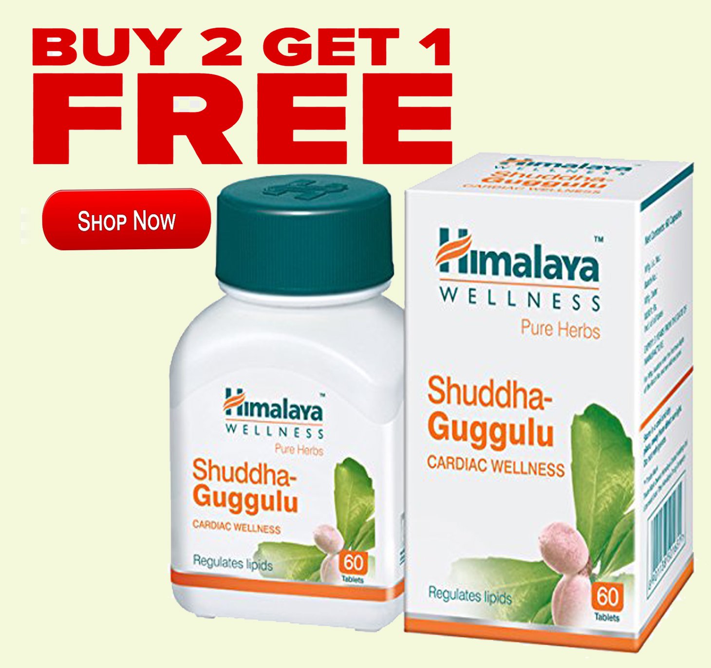 Himalaya Herbals Shuddha Guggulu Capsules Treat Hyperlipidemia Buy