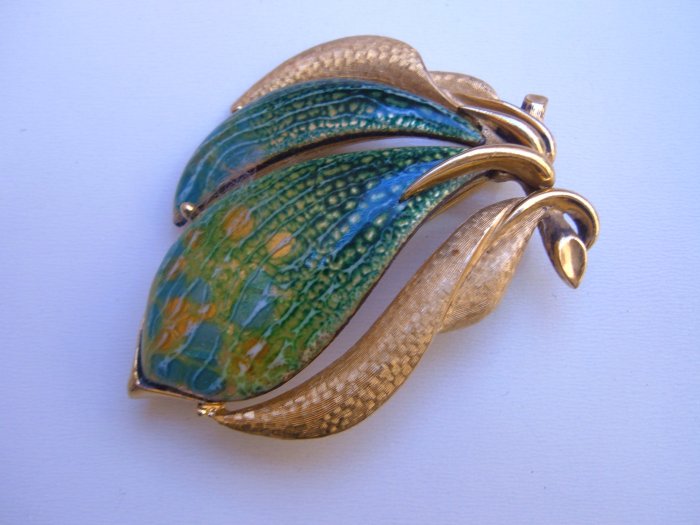 Sauteur Renoir MATISSE Golden Glow Brooch Pin RARE