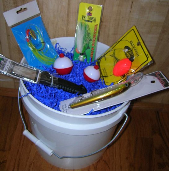 Nautilus Fishing Gift Basket. Great Unique Fishing Gift!