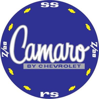 CAMARO BAKED ENAMEL SIGN 18 GAUGE STEEL