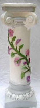 Pedestal Plaster Morning Glory
