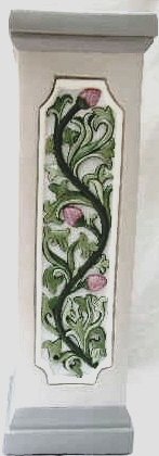 Pedestal Plaster Vine Flower