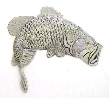 Fish Bass | Refrigerator Magnet |Handpainted Magnets | Fish Magnets