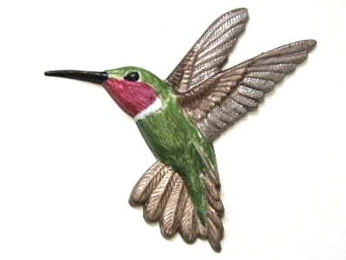 Hummingbird | Refrigerator Magnet | Handpainted Magnets | Bird Magnets