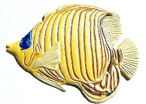 Tropical Fish | Refrigerator Magnet | Handpainted Magnets | Fish Magnets