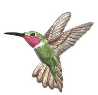 Hummingbird | Ornament | Hand-Painted Gifts | Decor