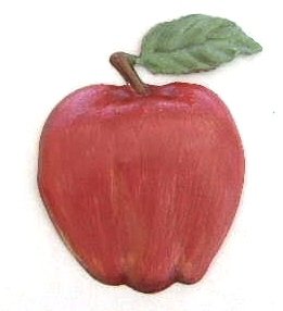 Apple | Ornament | Hand-Painted Gifts | Decor