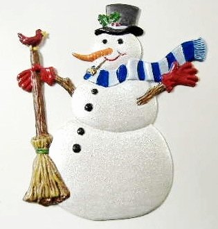 Snowman | Christmas Ornament | Hand-Painted Gifts | Decor