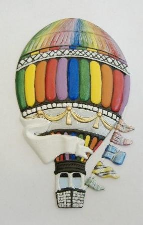 Balloon Hot Air | Refrigerator Magnet | Handpainted Magnets | Balloon Magnets