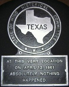 TX State Histerical Marker Small Handpainted