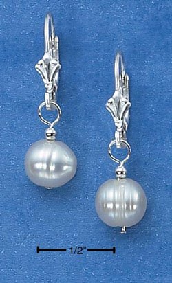 Sterling Silver with Freshwater Pearl Earrings