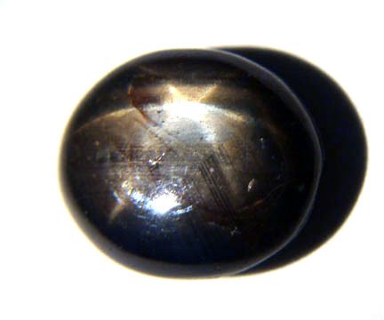 Star Sapphire Black 6 Ray 3.60 cts 10721