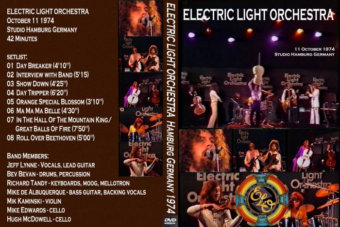 Elo 1974 Studio Live Performance