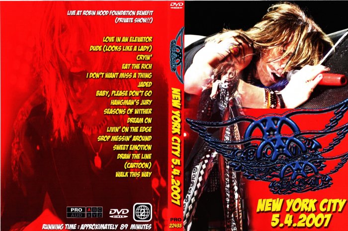 Aerosmitrh Private Show DVD 2007