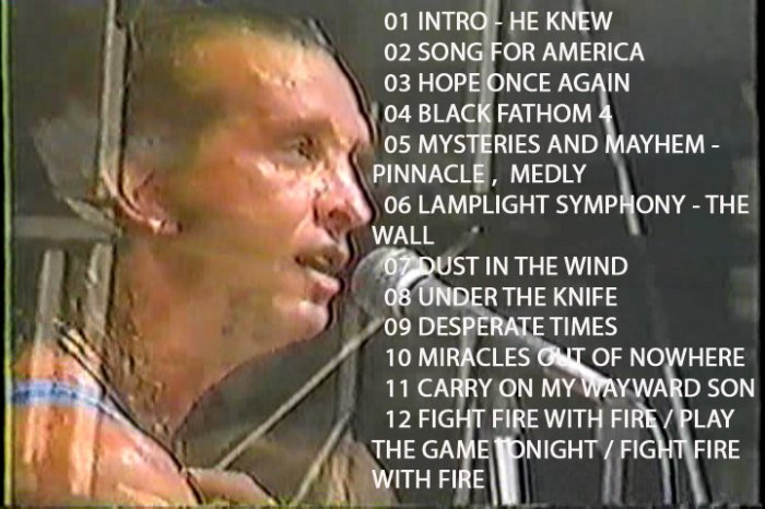 Kansas Freaks Of Nature Tour 1995