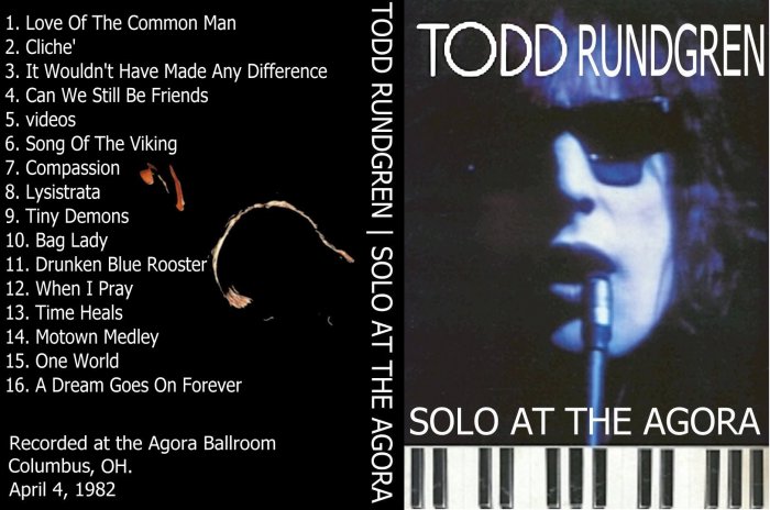 Todd Rundgren Live DVD 1982
