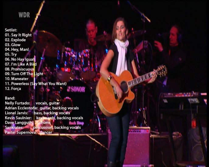 Nelly Furtado 2006 Live DVD