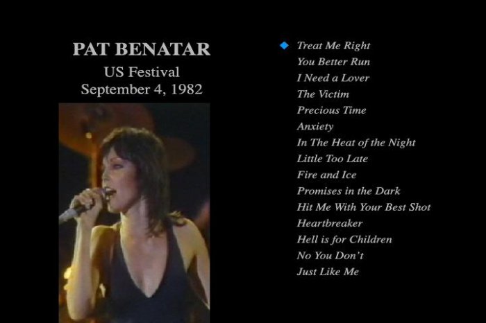 Pat Benatar 9/82