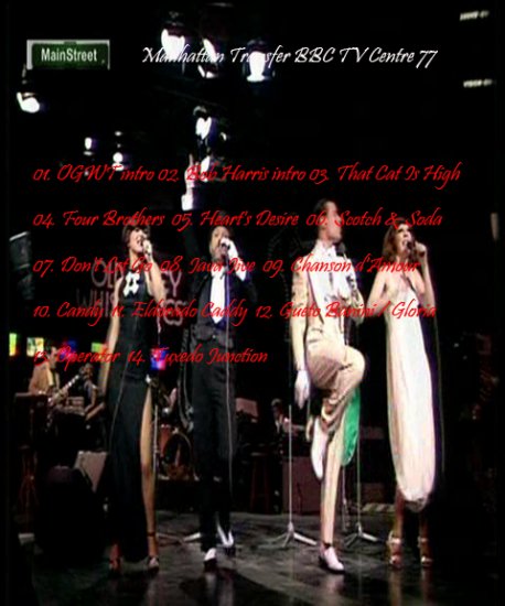 Manhattan Transfer 1977 DVD