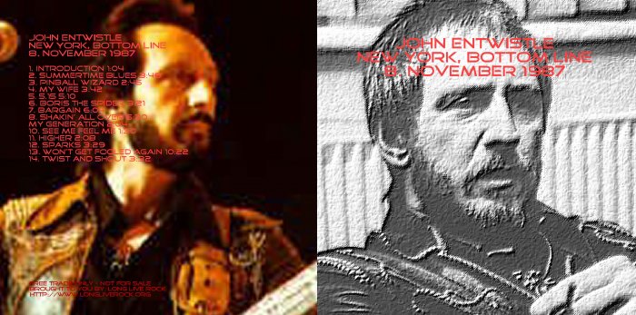 John Entwistle Bottom Line November 1987